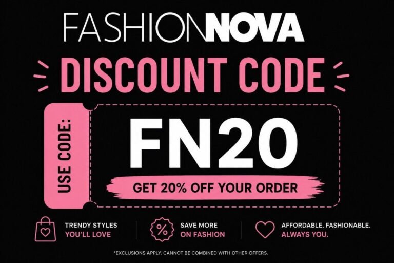 Fashion Nova discount code